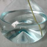 Blown glass vase dame-jeanne