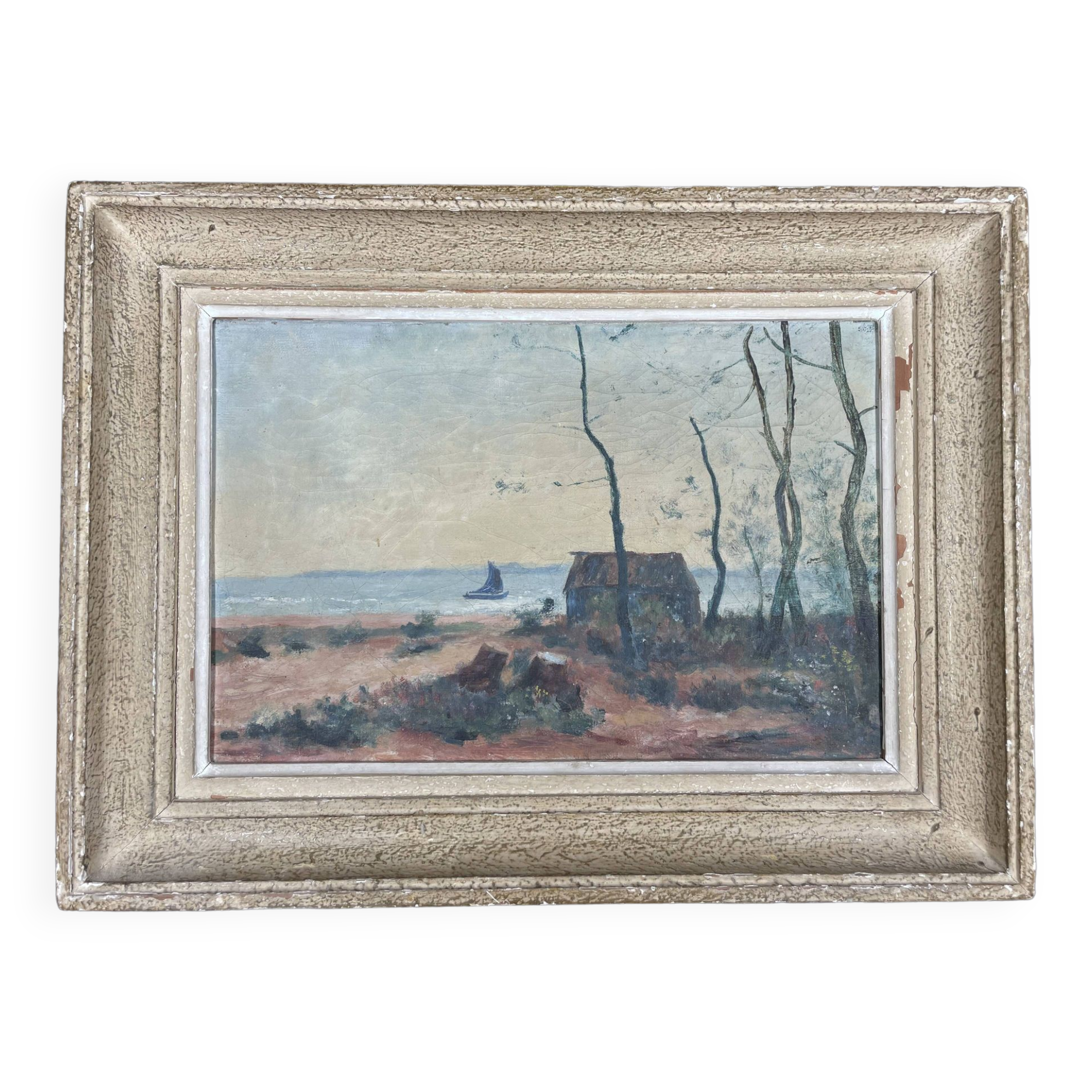 Unsigned painting Côte de Vendée,