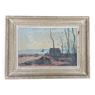Unsigned painting Côte de Vendée,
