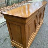 Buffet enfilade Louis Philippe en chêne massif du 20ème 186cm