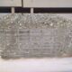 Vintage moulded glass ceiling light - 1970s