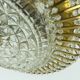 glamorous 1960s mid century CEILING LAMP ceiling fixture brass and glass