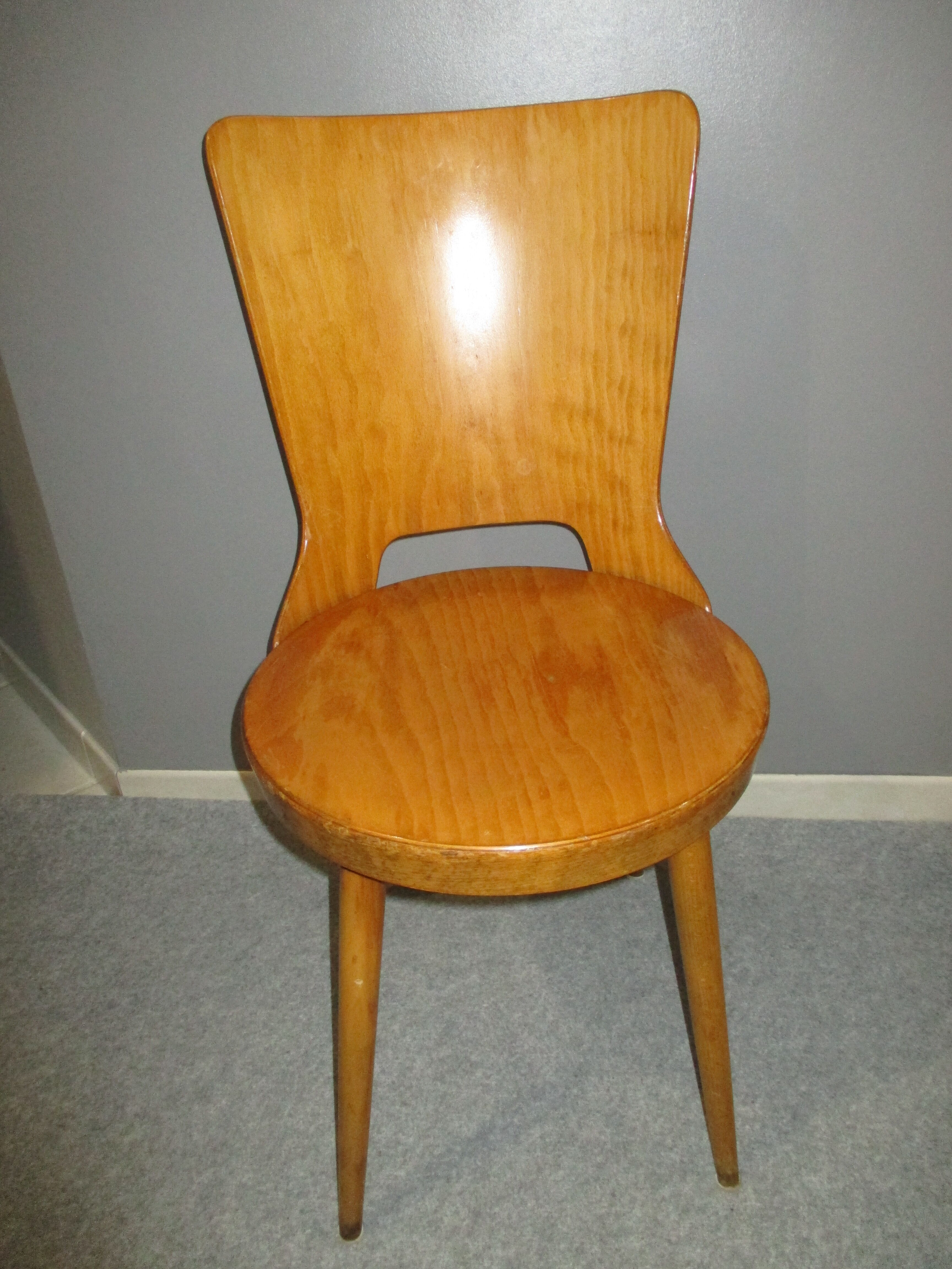 Suite de 4 chaises bistrot Baumann