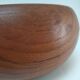 Trois bols bois massif teck vintage
