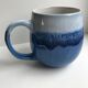 Mug en céramique bleu