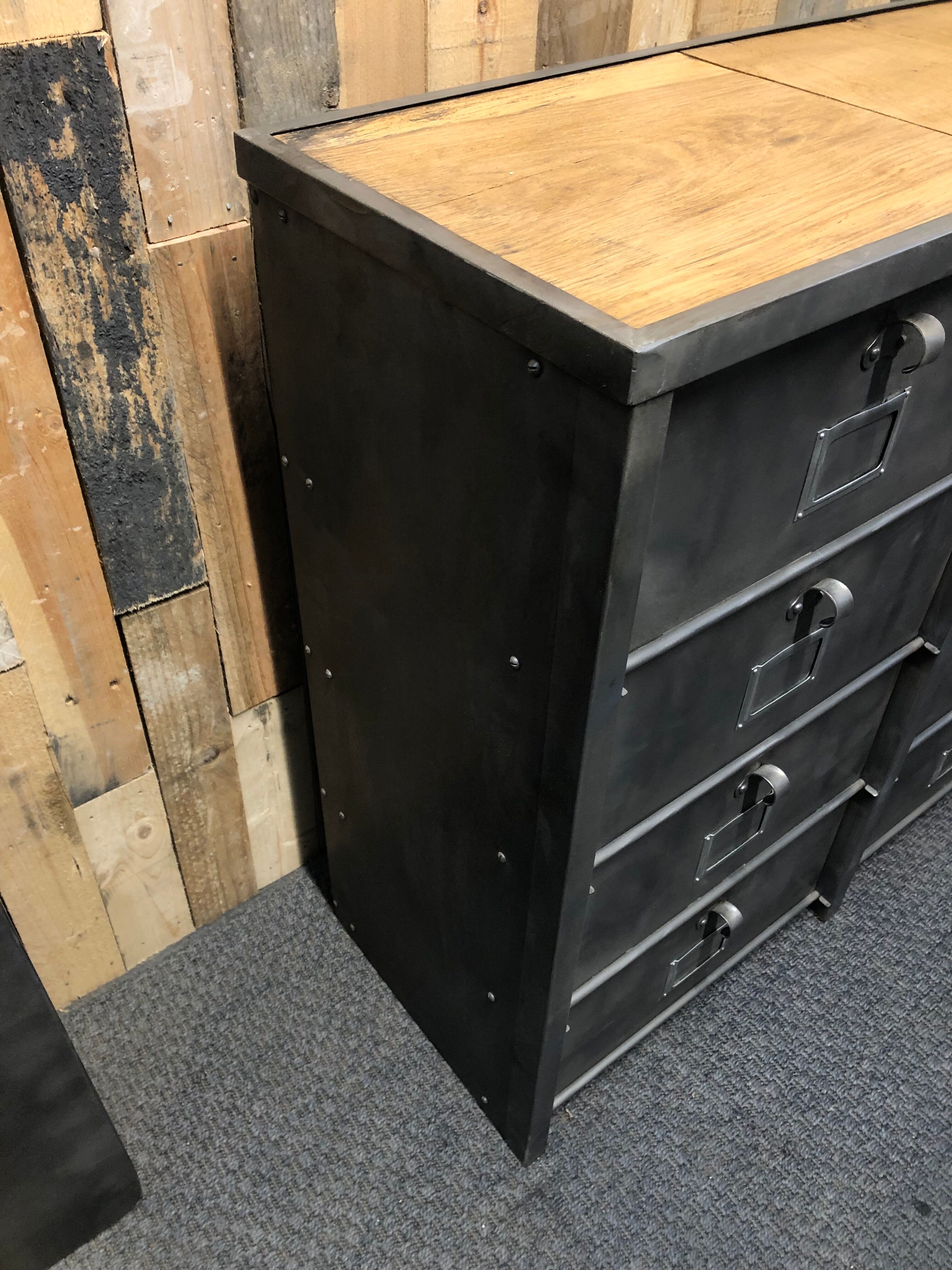 Valve cabinet industrial shoes 12 valves STRAFOR metal wood