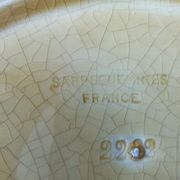 Art Deco pot cover Faience SARREGUEMINES Large model