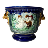 Cache pot, old slip early twentieth century