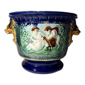 Cache pot, old slip early twentieth century