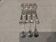 7 forks 800 silver Swiss goldsmith Jezler model Muguet
