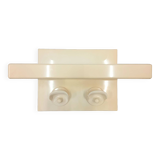 Plastic shelf with coat hang by Kartell