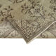 Handwoven anatolian beige carpet 140 cm x 275 cm