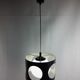 Vintage black metal suspension 1960