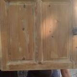 Buffet patine noirs et vert