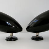 Pair of vintage 1950 adjustable spotlights