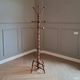 Faux bamboo standing coat rack, 1970s