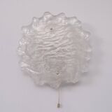 J.T. Kalmer Frosted Glass wall lamp 1960s Austria