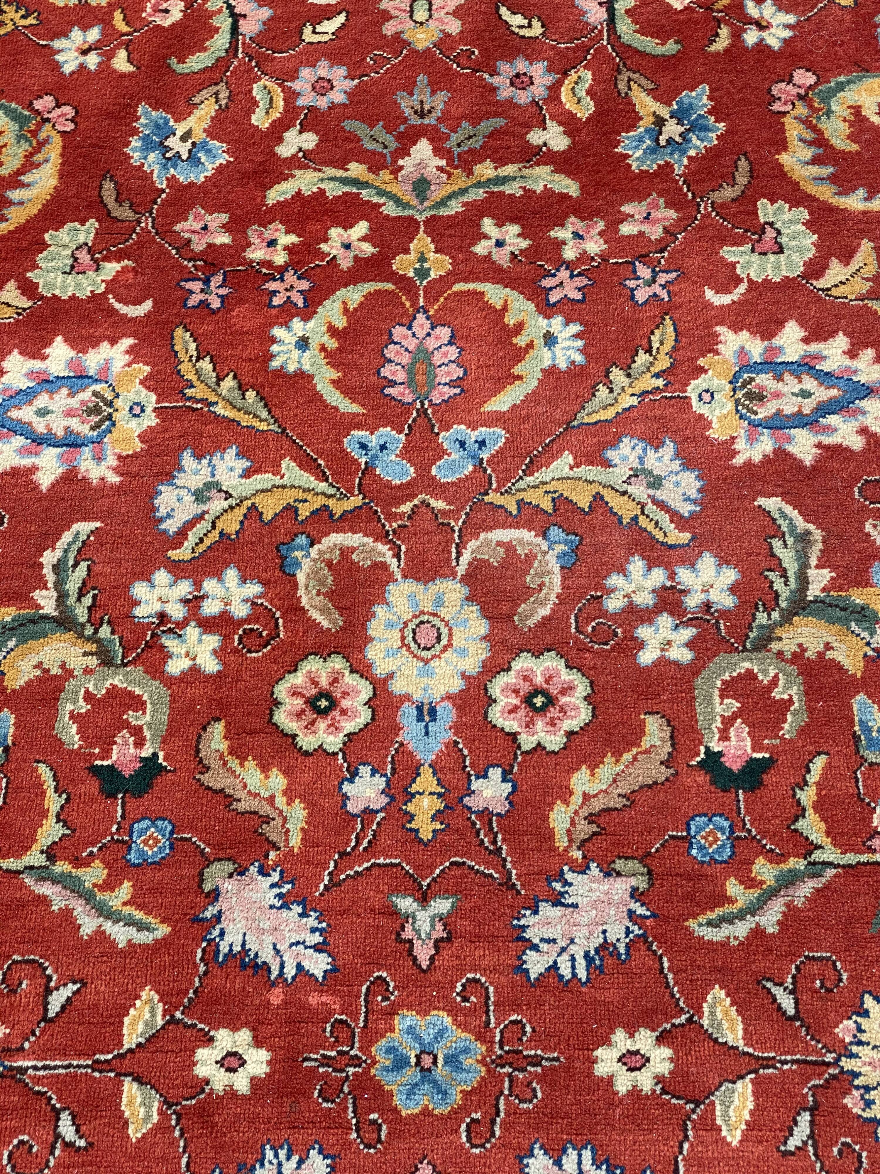 Old carpet decorated