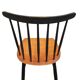 Scandinavian Fanett horseshoe chair with 7 rungs