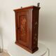 Old bathroom cabinet in solid oak, mid-20th century