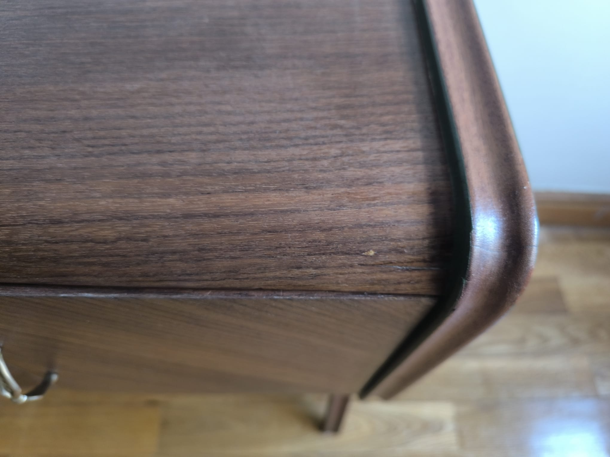 Small vintage upcycled side table