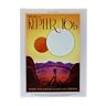 Impression lithographique de la planète kepler-16b issue de la série "visions du futur"