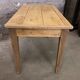 Old farm table small model raw wood
