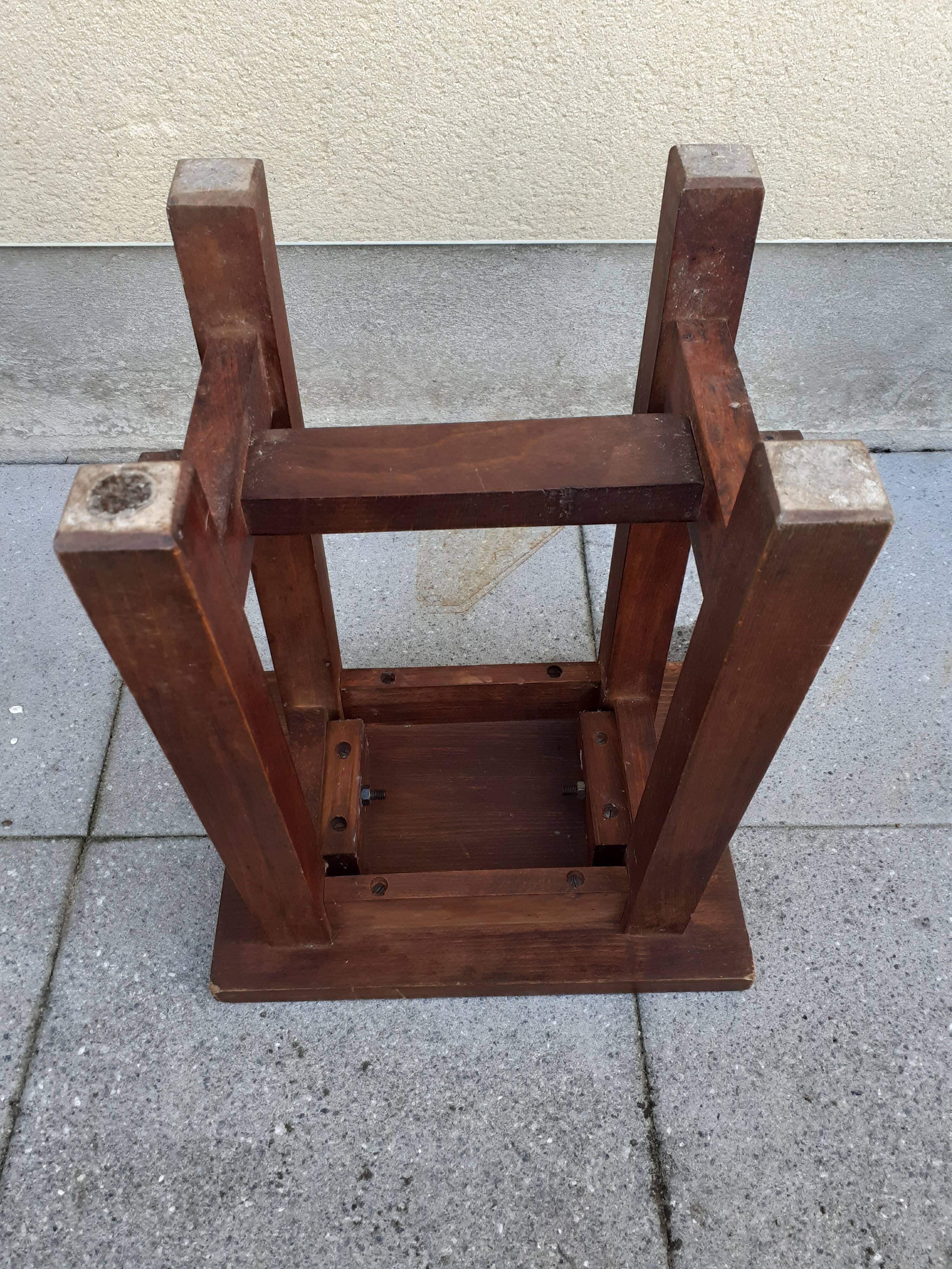 Wooden stool