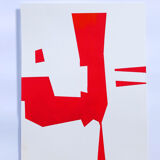 Red minimalist paint