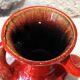 Saint-Paul-de-Vence red flamed earthenware vase circa 1970