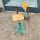 Architect's desk and its chair