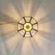 Glass flush mount from Limburg 1960s