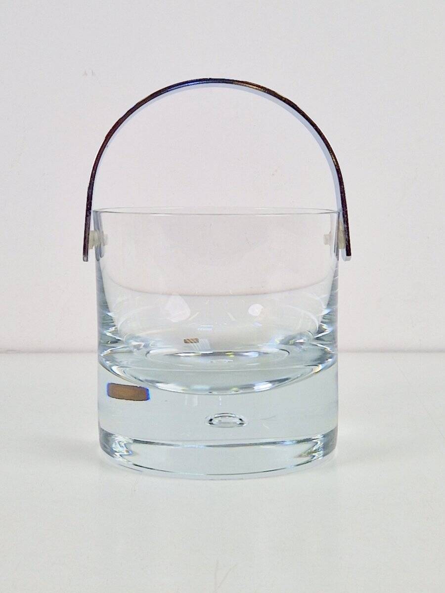 Pippi Ice Bucket in Glass by Vicke Lindstrand for Kosta Boda, Sweden, 1970s