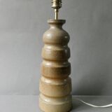 Large stoneware lamp base, signed Jean-Luc Noël, 1980s-90s