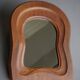 Mid-Century Anthroposophical wooden mirror, 1950s