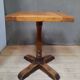 Square solid wood bistro table