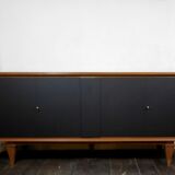 mahogany and black arbus sideboard