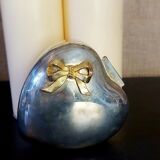 Silver metal jewelry box