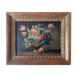HSP table "Bouquet of flowers" in the taste of the XVIII ° + frame