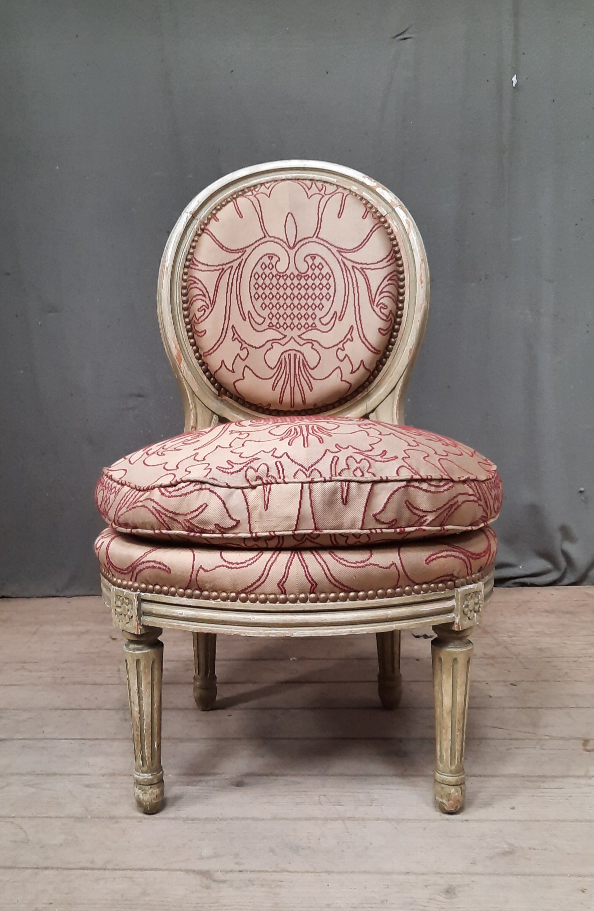 Louis XVI style low chair