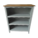 Small vintage library patinated green of grey wood tray