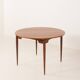 Italian mid century dining table in teak, 1960s
