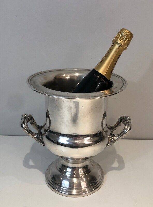 Silver-plated champagne bucket