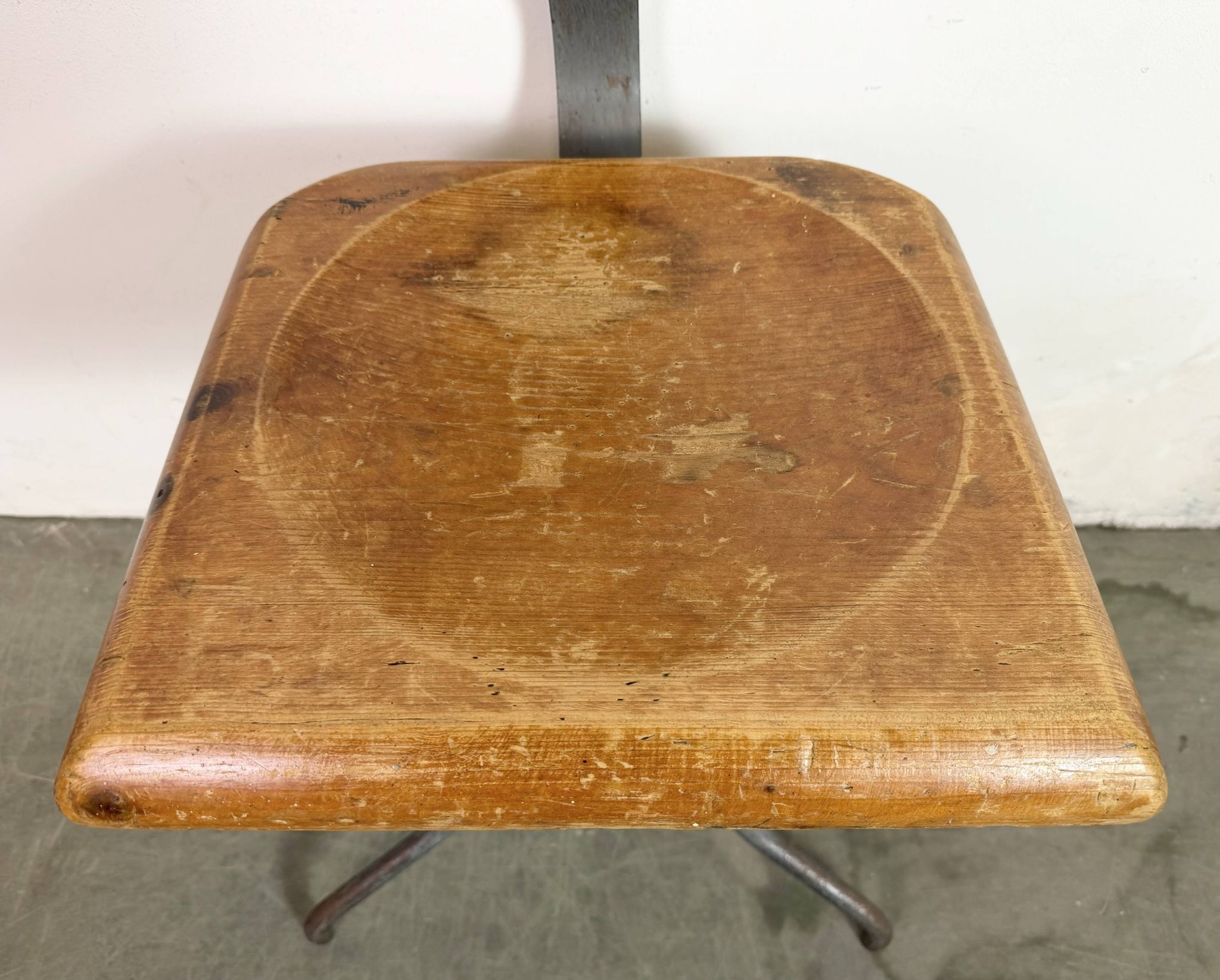 Industrial Factory Swivel Chair, 1950s
