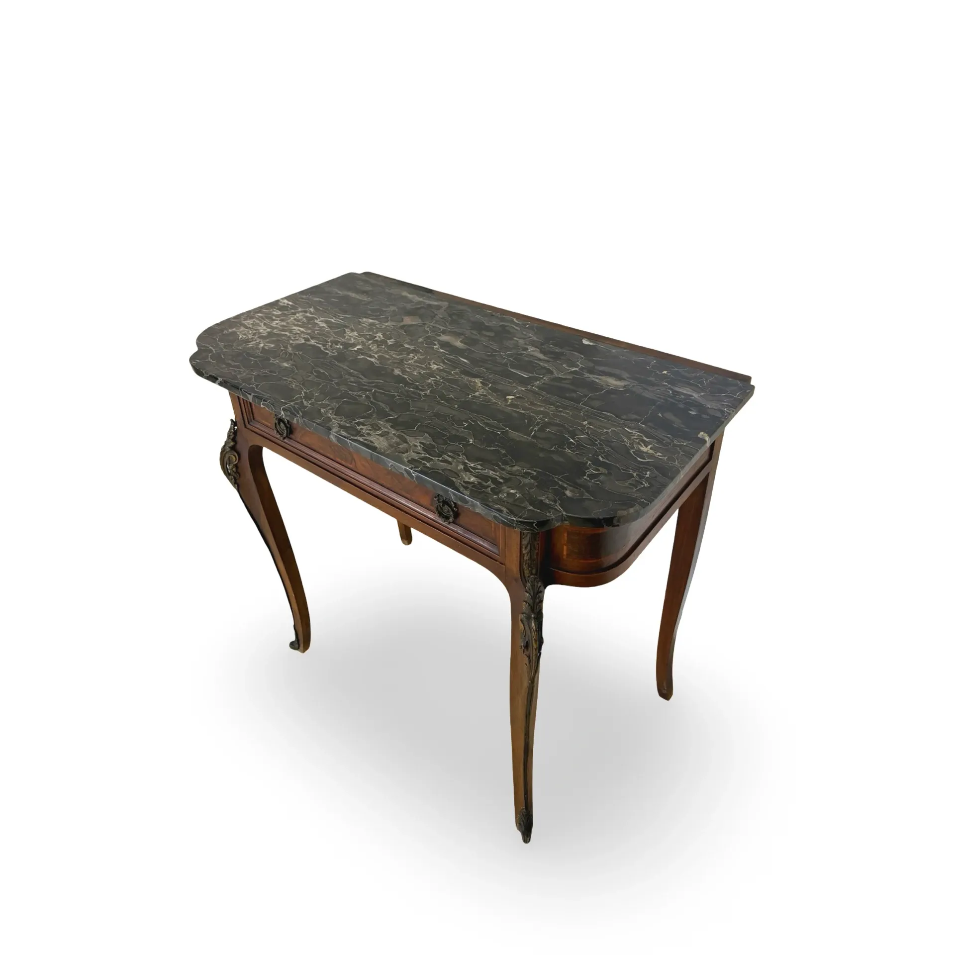 Console Table with Marble Top – 19th Century