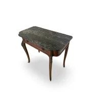 Table console avec plateau en marbre – 19e siècle