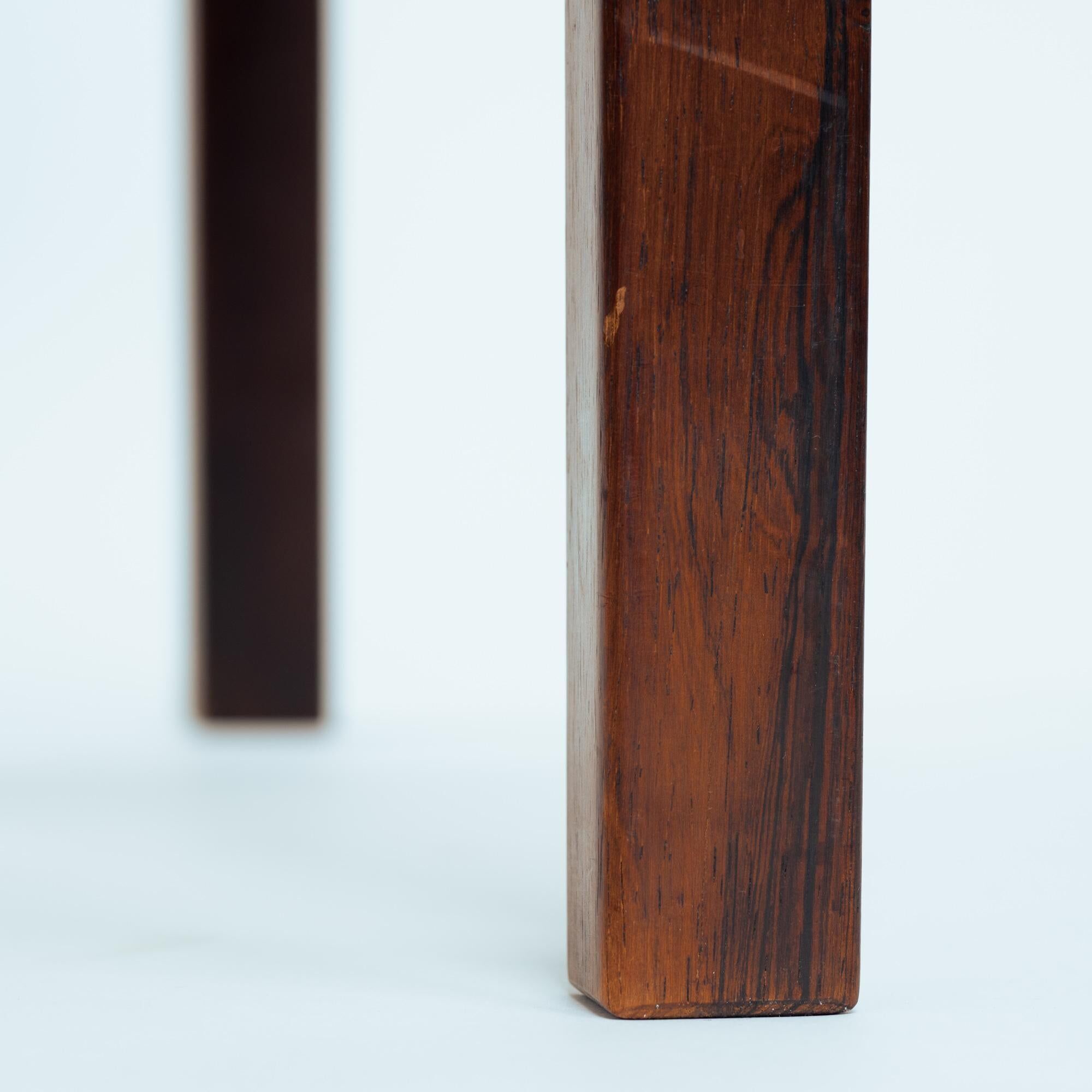 Armchair in Jacaranda Wood and Leather by Celina Decorações, Brazil, 1950s