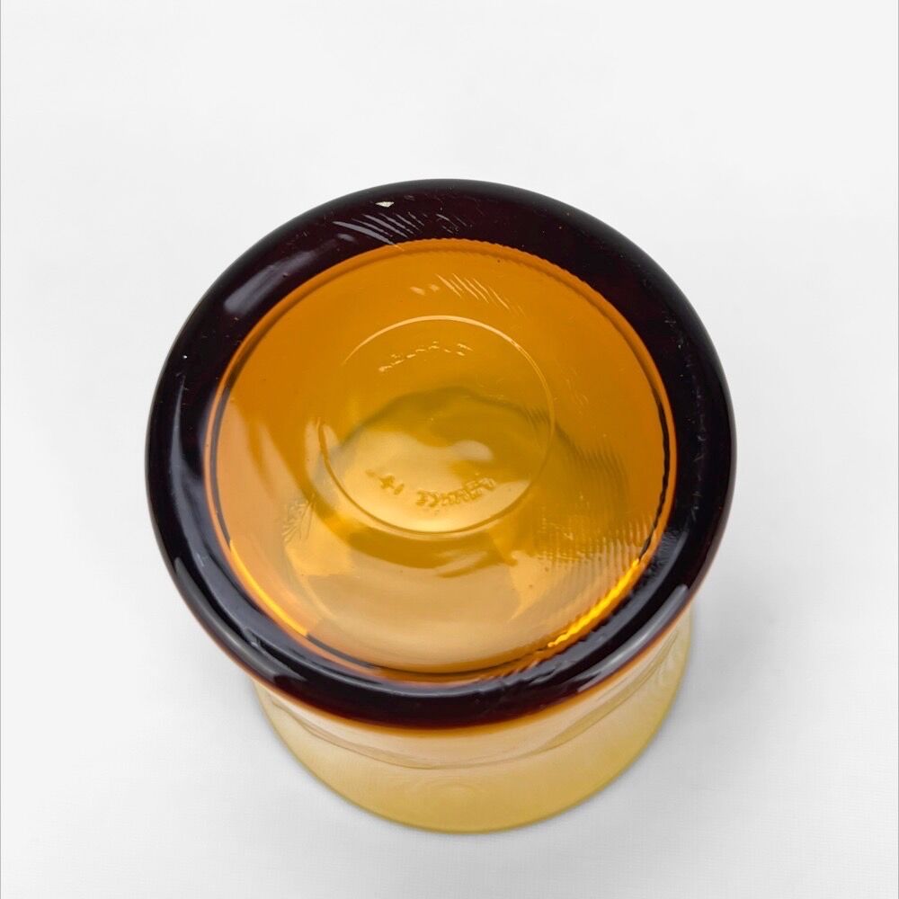 Table service 4 people amber glass duralex