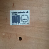 4 chairs by Johannes Andersen for Uldum Møbelfabrik, in pine, Scandinavian design, Denmark 1960's