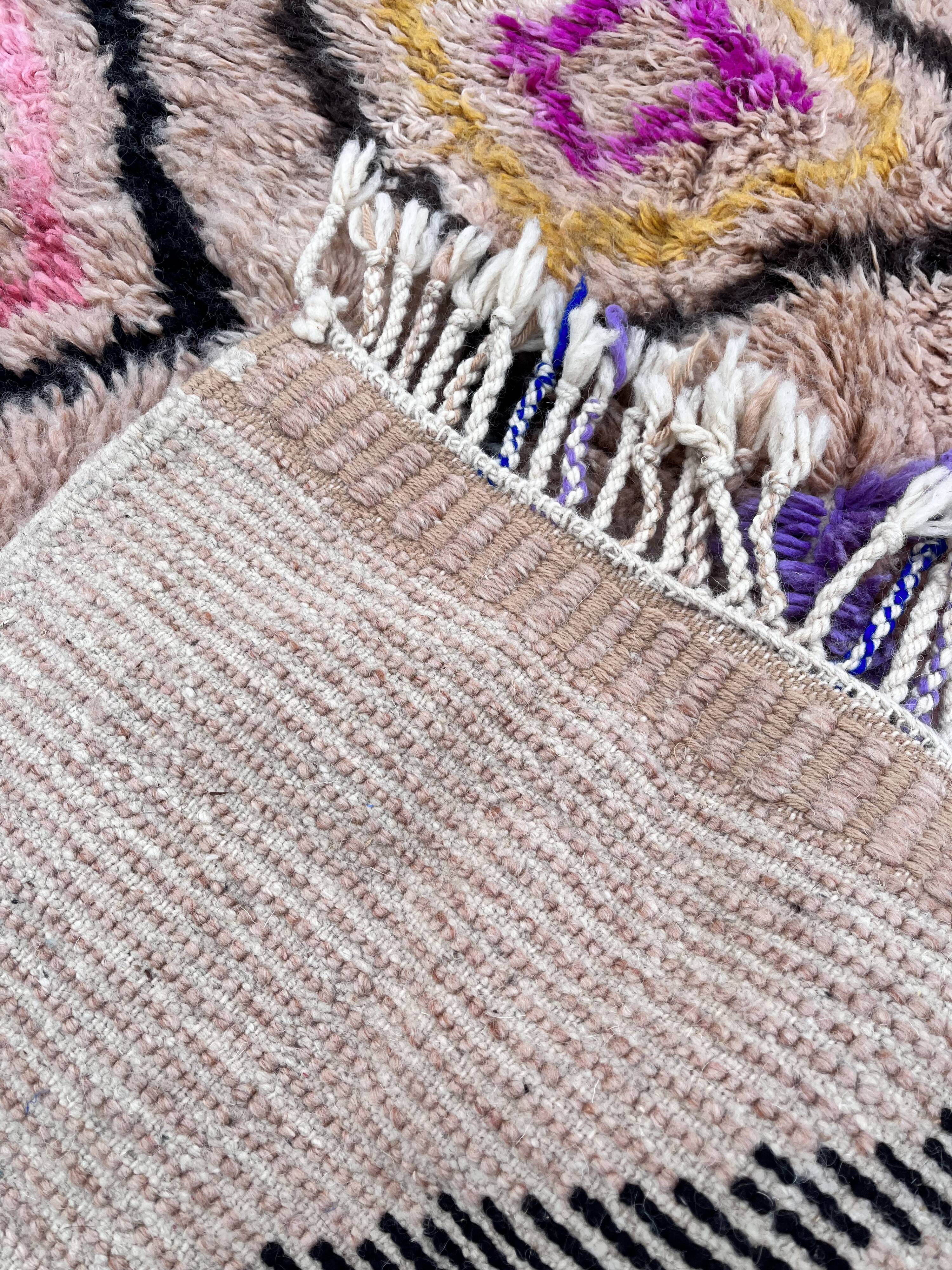 Large Berber carpet m'rirt new togo 200x310 cm